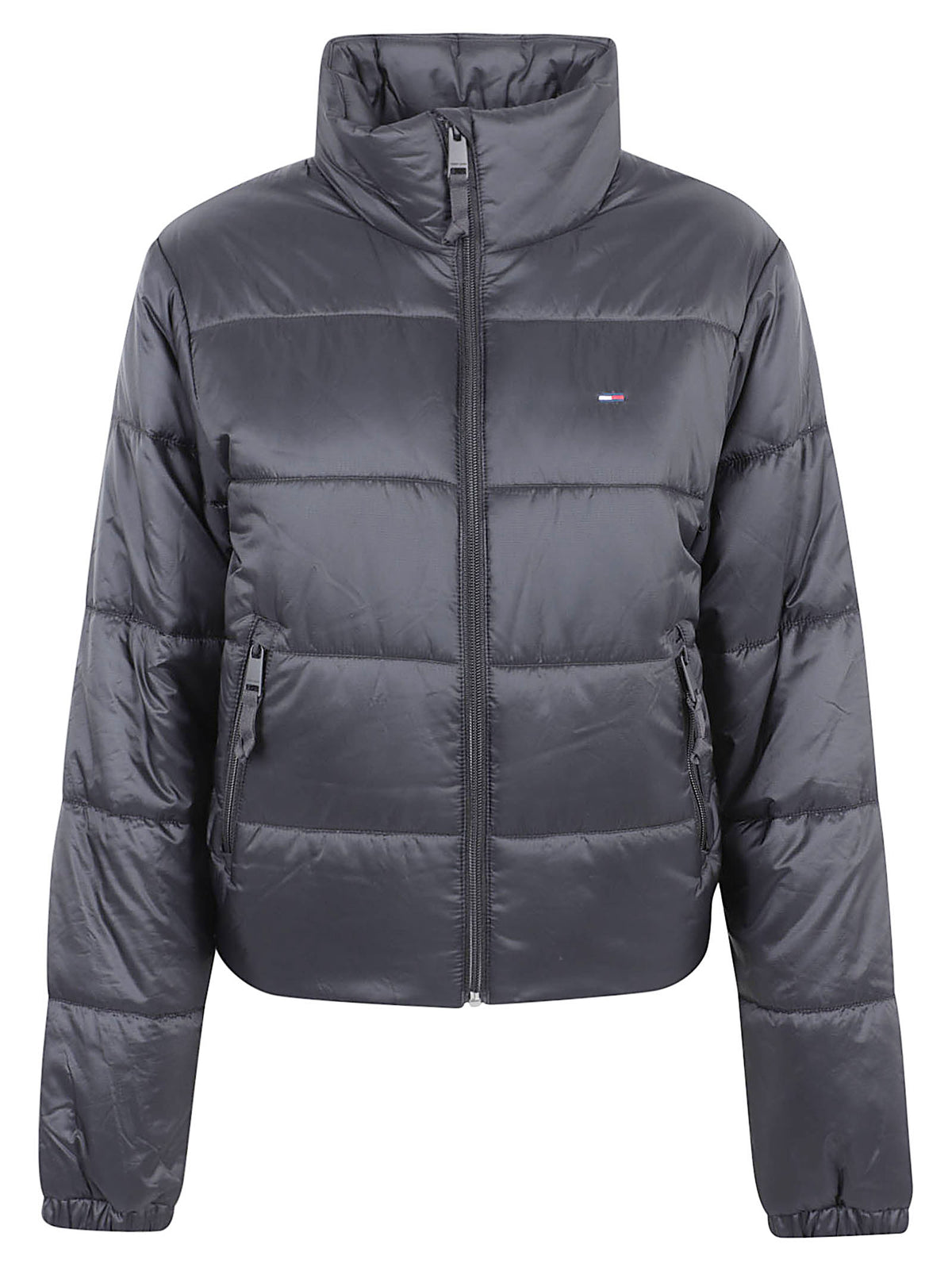 GIACCA DONNA TJW REG PADDED - TOMMY JEANS DW0DW23487 BDS Black TOMMY HILFIGER 