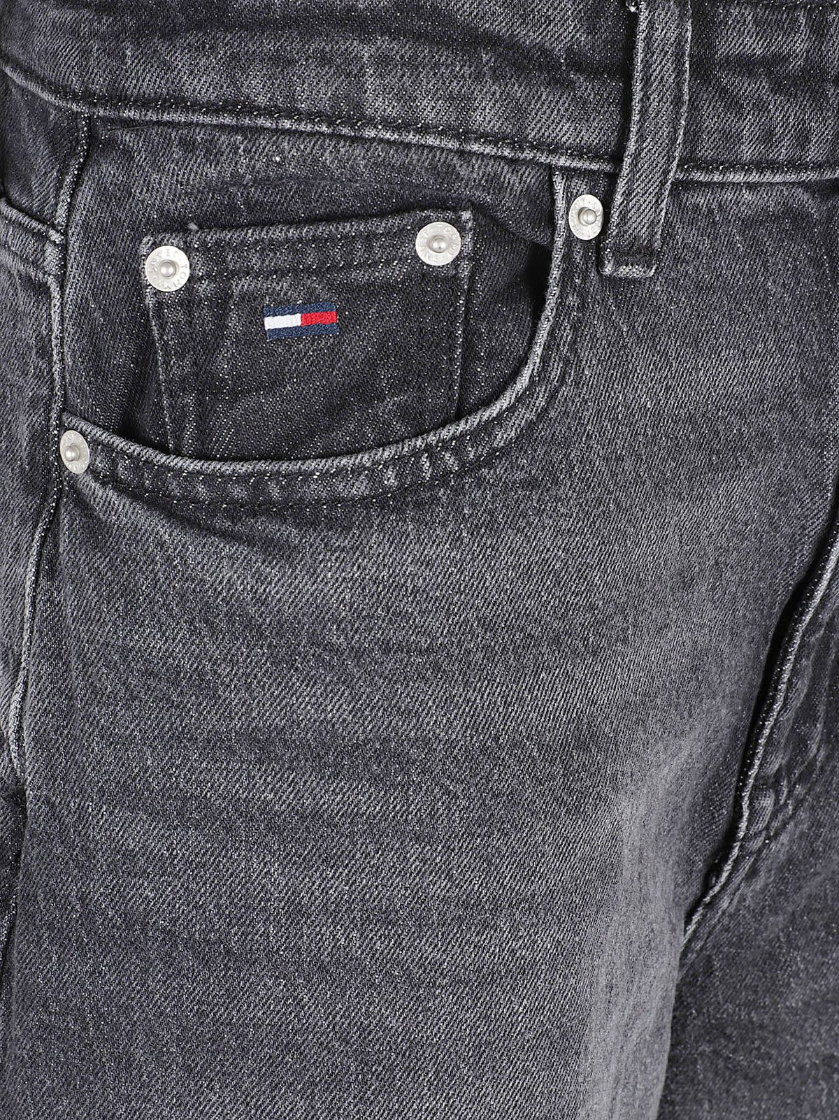 JEANS DONNA CLAIRE HIGH RISE WIDE - TOMMY JEANS DW0DW23499 1BZ DENIM BLACK TOMMY HILFIGER 