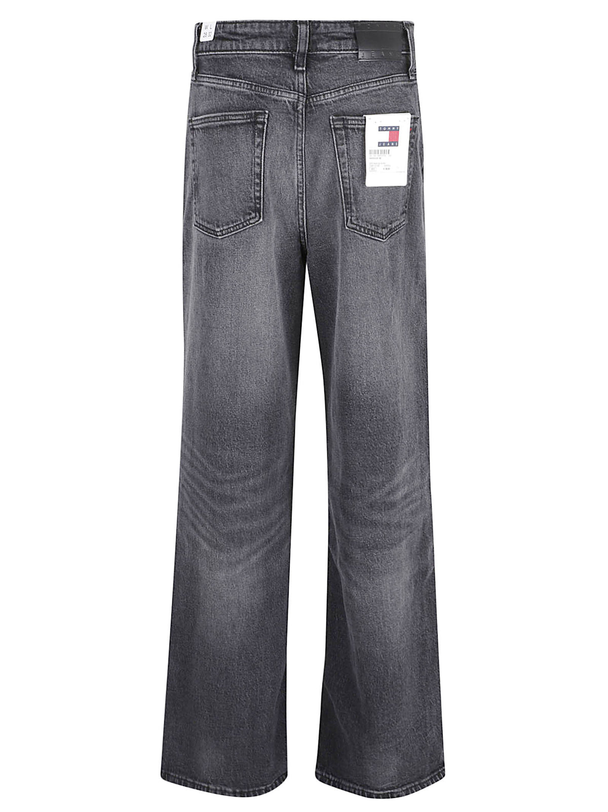 JEANS DONNA CLAIRE HIGH RISE WIDE - TOMMY JEANS DW0DW23499 1BZ DENIM BLACK TOMMY HILFIGER 