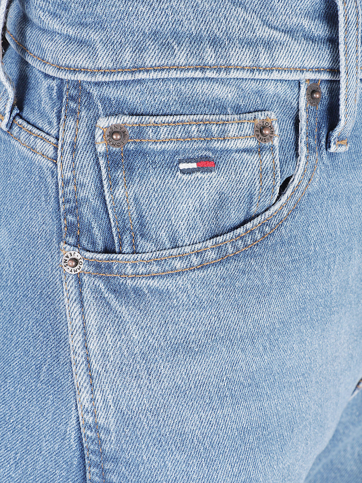 JEANS DONNA ELLA HIGH RISE BARREL - TOMMY JEANS<BR/> DW0DW23508 1A5 DENIM MEDIUM TOMMY HILFIGER 