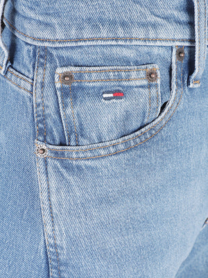 JEANS DONNA ELLA HIGH RISE BARREL - TOMMY JEANS<BR/> DW0DW23508 1A5 DENIM MEDIUM TOMMY HILFIGER 