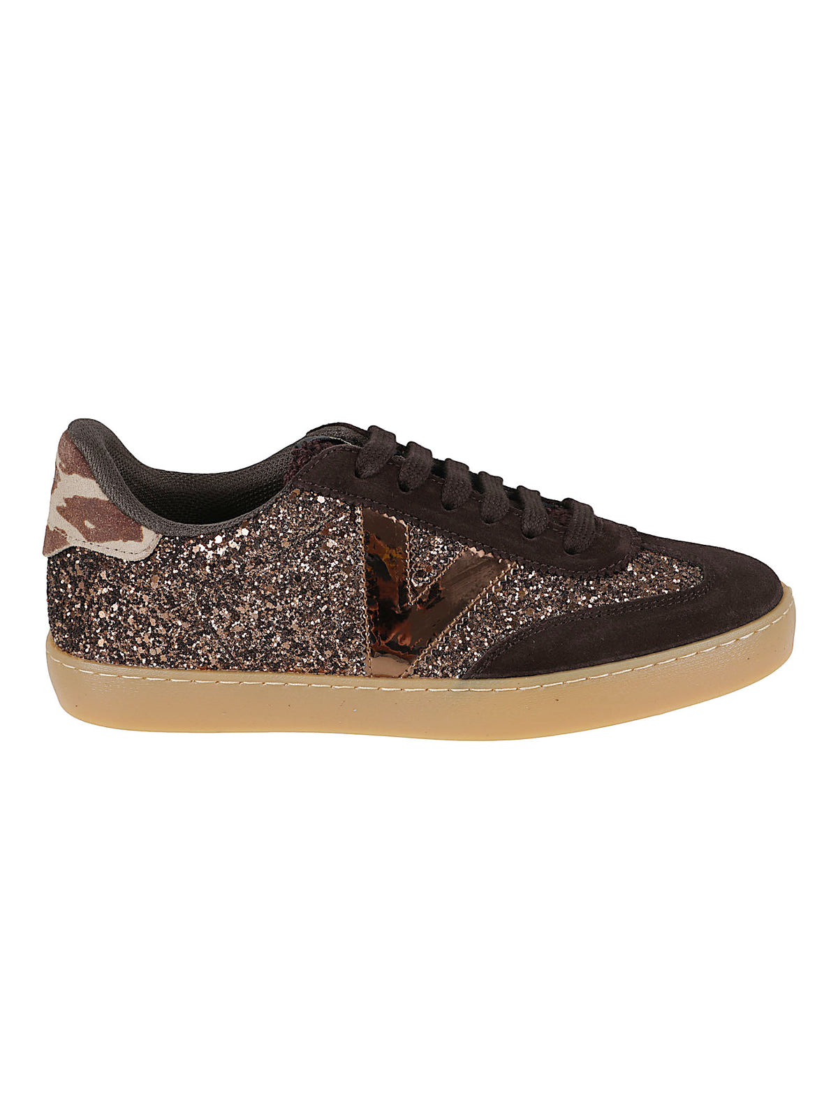 SNEAKERS DONNA BERLÍN CICLISTA GLITTER - VICTORIA 1126223 MARRON  VICTORIA 