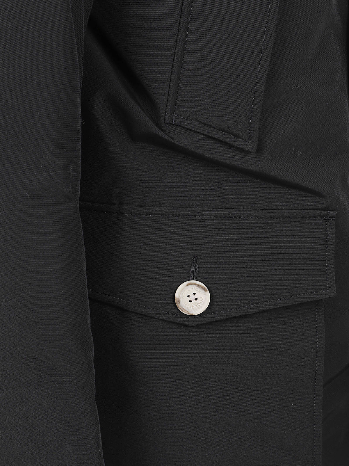GIACCA UOMO CON CAPPUCCIO ARTIC PELLICCIA - WOOLRICH CFWOOU0482MBUT0001 BLK Black WOOLRICH 