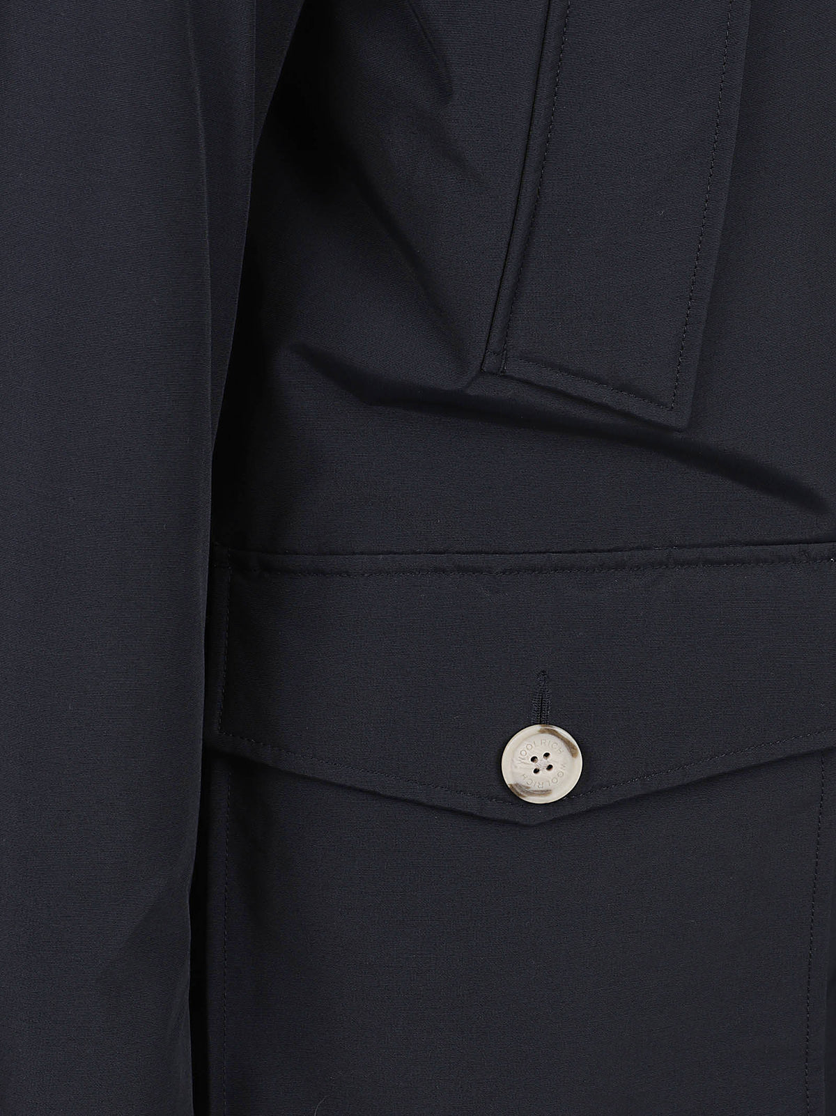 GIACCA UOMO CON CAPPUCCIO ARTIC PELLICCIA - WOOLRICH CFWOOU0482MBUT0001 MLB MELTON BLUE WOOLRICH 