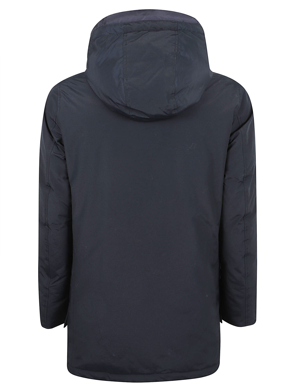 GIACCA UOMO CON CAPPUCCIO ARTIC - WOOLRICH CFWOOU0483MBUT0001 MLB MELTON BLUE WOOLRICH 