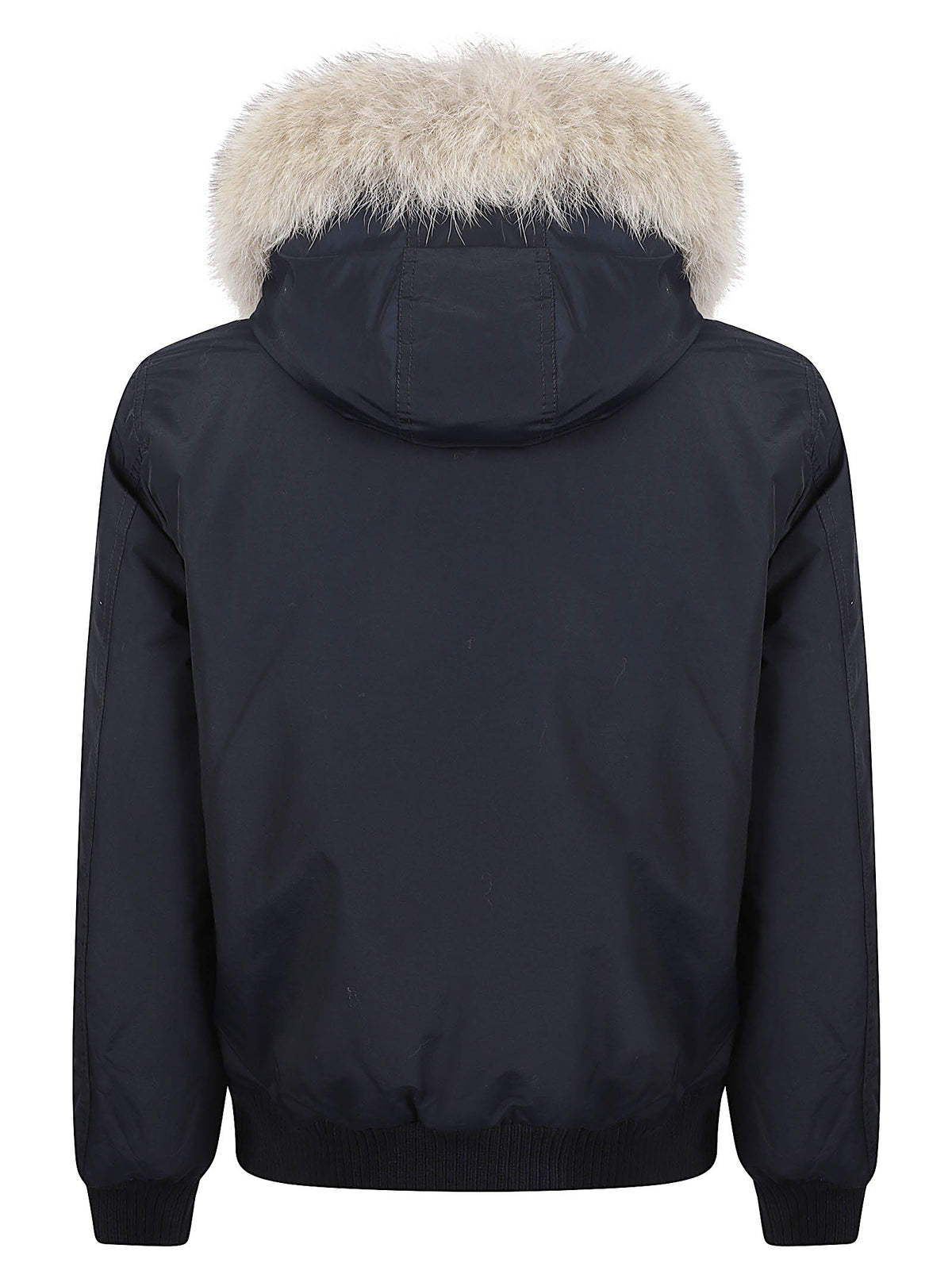 GIACCA BOMBER UOMO POLAR - WOOLRICH CFWOOU2238MRUT0001 MLB MELTON BLUE WOOLRICH 
