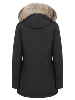 GIACCA DONNA ARCTIC RACCOON PARKA - WOOLRICH CFWWOU0538FBUT0001 BLK Black WOOLRICH 