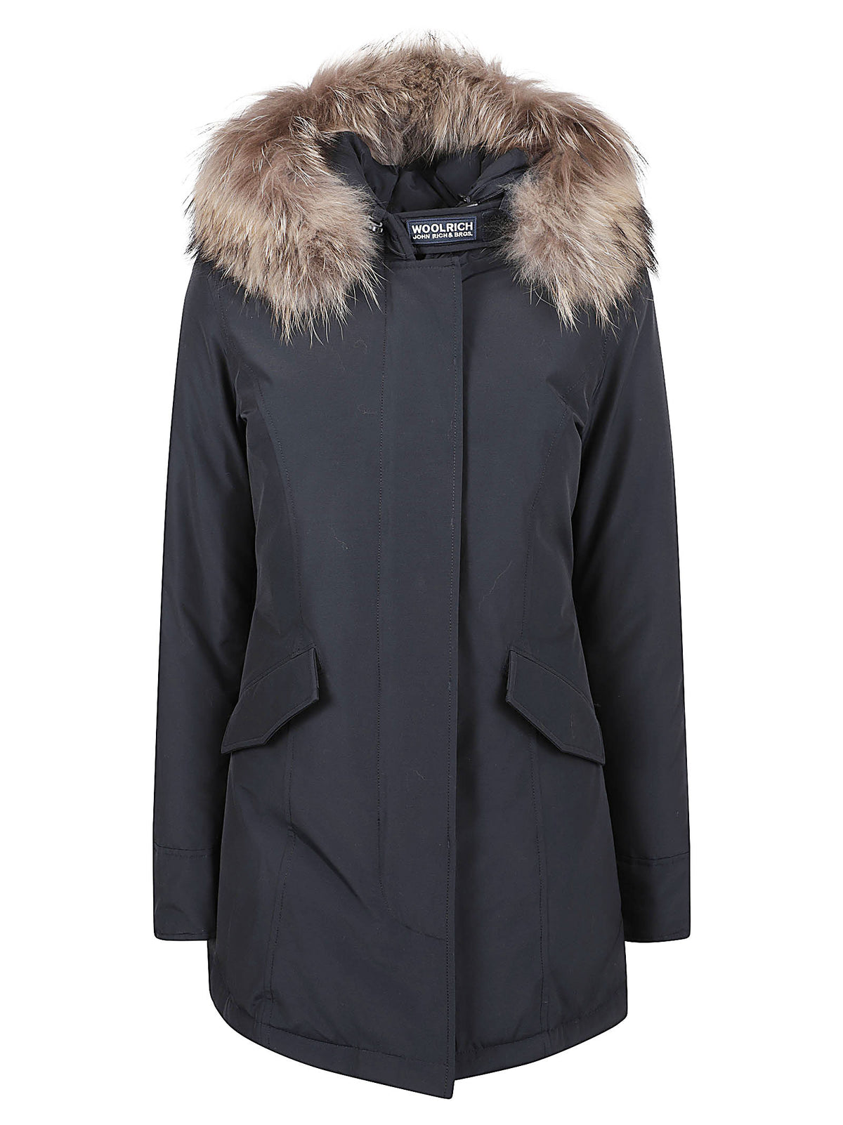 GIACCA DONNA ARCTIC RACCOON PARKA - WOOLRICH<BR/> CFWWOU0538FBUT0001 DKN DARK NAVY WOOLRICH 
