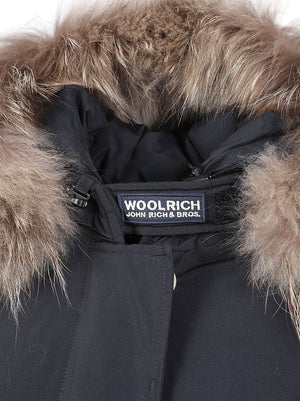 GIACCA DONNA ARCTIC RACCOON PARKA - WOOLRICH<BR/> CFWWOU0538FBUT0001 DKN DARK NAVY WOOLRICH 