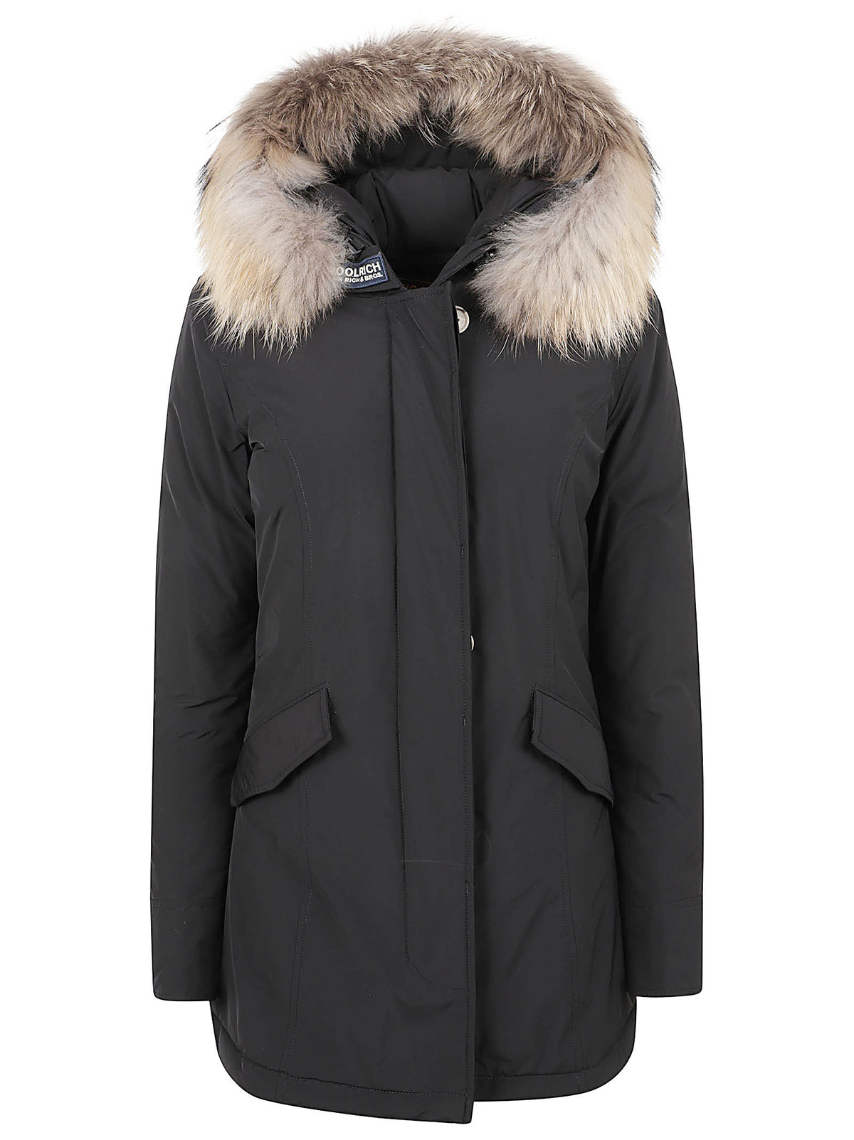 GIACCA DONNA LUXURY ARCTIC RACCOON PARKA - WOOLRICH CFWWOU0652FBUT3128 100 Black WOOLRICH 