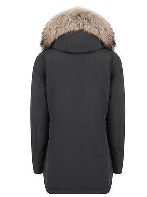 GIACCA DONNA LUXURY ARCTIC RACCOON PARKA - WOOLRICH CFWWOU0652FBUT3128 100 Black WOOLRICH 
