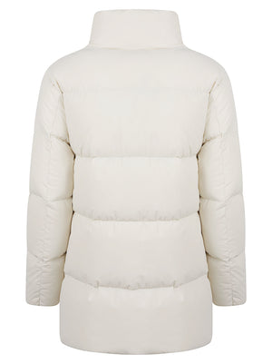 GIACCA LUNGA DONNA MADISON COAT - WOOLRICH CFWWOU2228FRUT3107 8743 MILKY CREAM WOOLRICH 