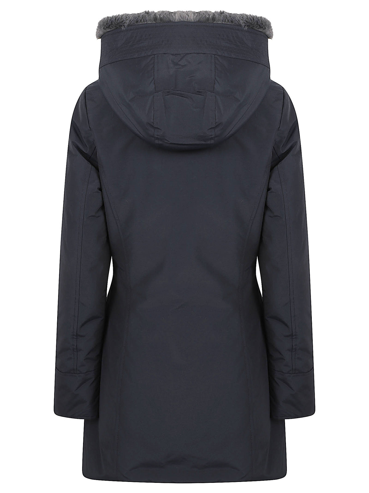 GIACCA DONNA BOULDER FAUX FUR PARKA - WOOLRICH CFWWOU2265FRUT0001 DKN DARK NAVY WOOLRICH 