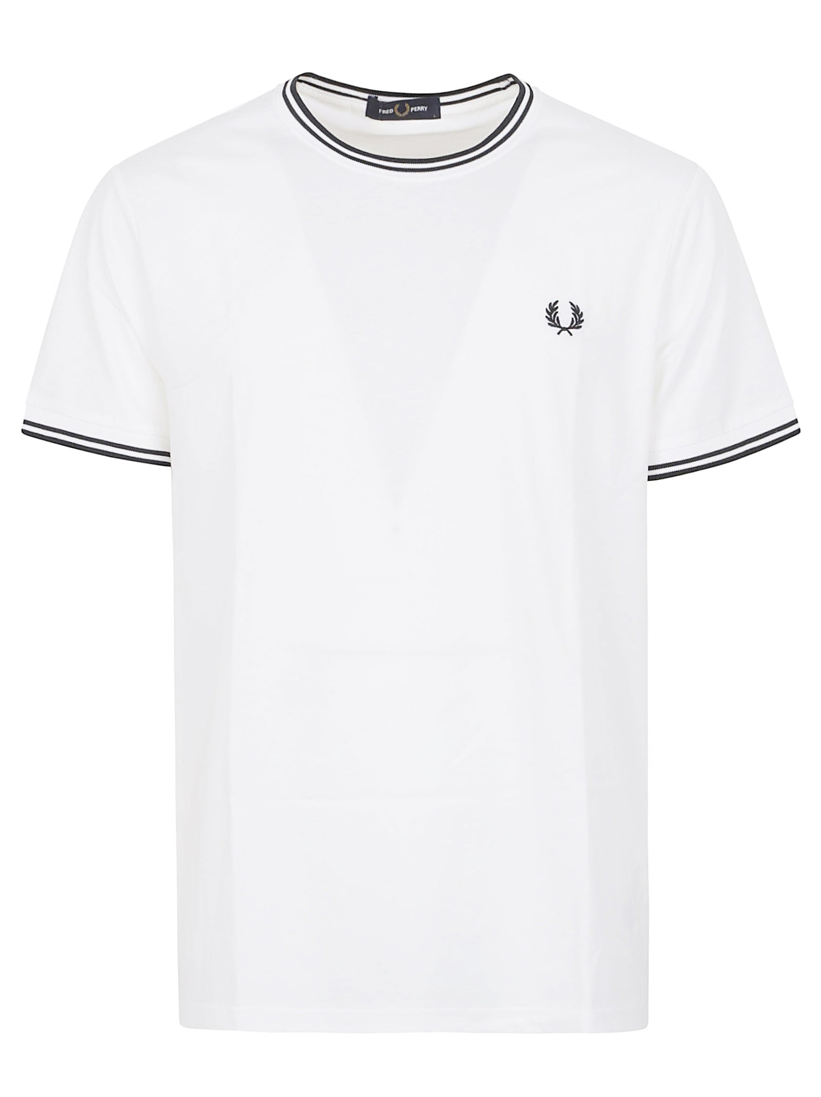 Maglia uomo manica corta FPM1588V 100 White FRED PERRY 
