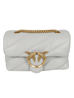 Borsa donna 100039 A0F2K32Q GRIGIO PERLA-ANTIQUE GOLD PINKO 
