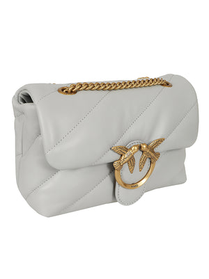 Borsa donna 100039 A0F2K32Q GRIGIO PERLA-ANTIQUE GOLD PINKO 