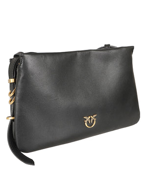 Borsa donna 105883 A0QOZ99Q NERO-ANTIQUE GOLD PINKO 
