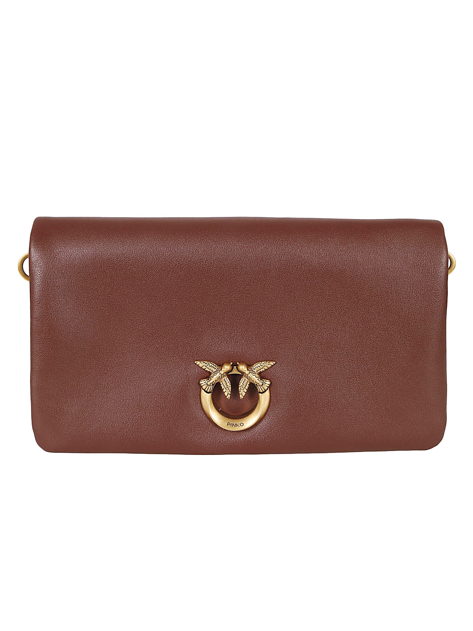 Borsa donna 106023 A0QOR49Q BURGUNDY WINE-ANTIQUE GOLD PINKO 