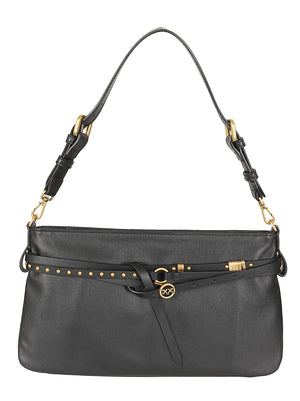 Borsa donna 106176 A0QOZ99Q NERO-ANTIQUE GOLD PINKO 