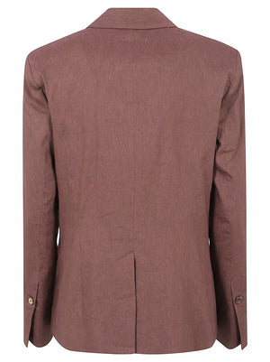 Giacca donna 106597 A34IL78 MARRONE TERRA X PIANTE PINKO 