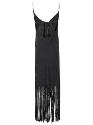 Abito lungo donna 106825 A3AYZ99 NERO LIMOUSINE PINKO 
