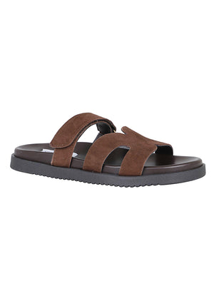 Ciabatte donna SMSMISSILE-E DBRW DARK BROWN SUEDE STEVE MADDEN 