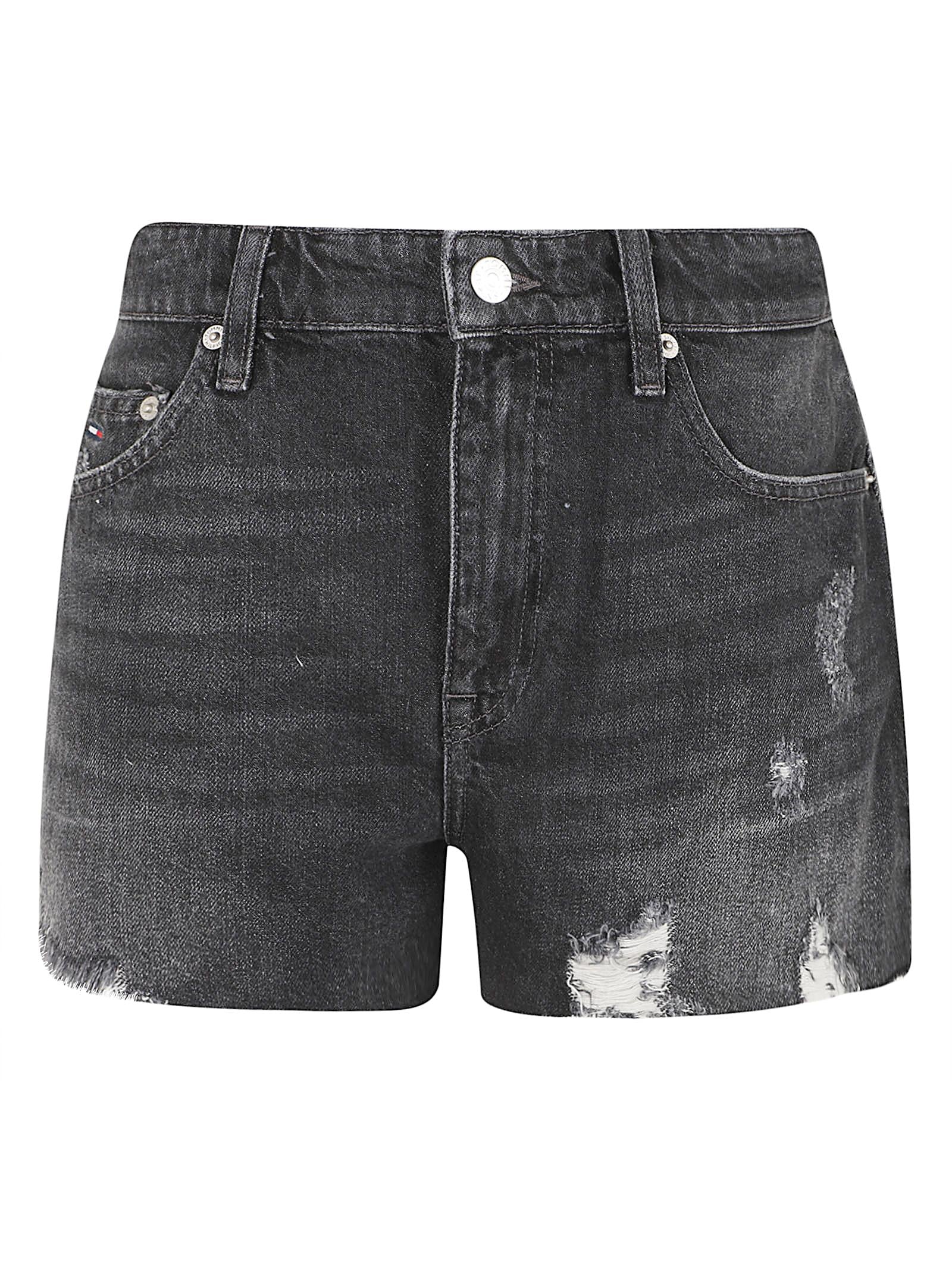 Pantaloncino donna<BR/> DW0DW22687 1BZ DENIM BLACK TOMMY HILFIGER 