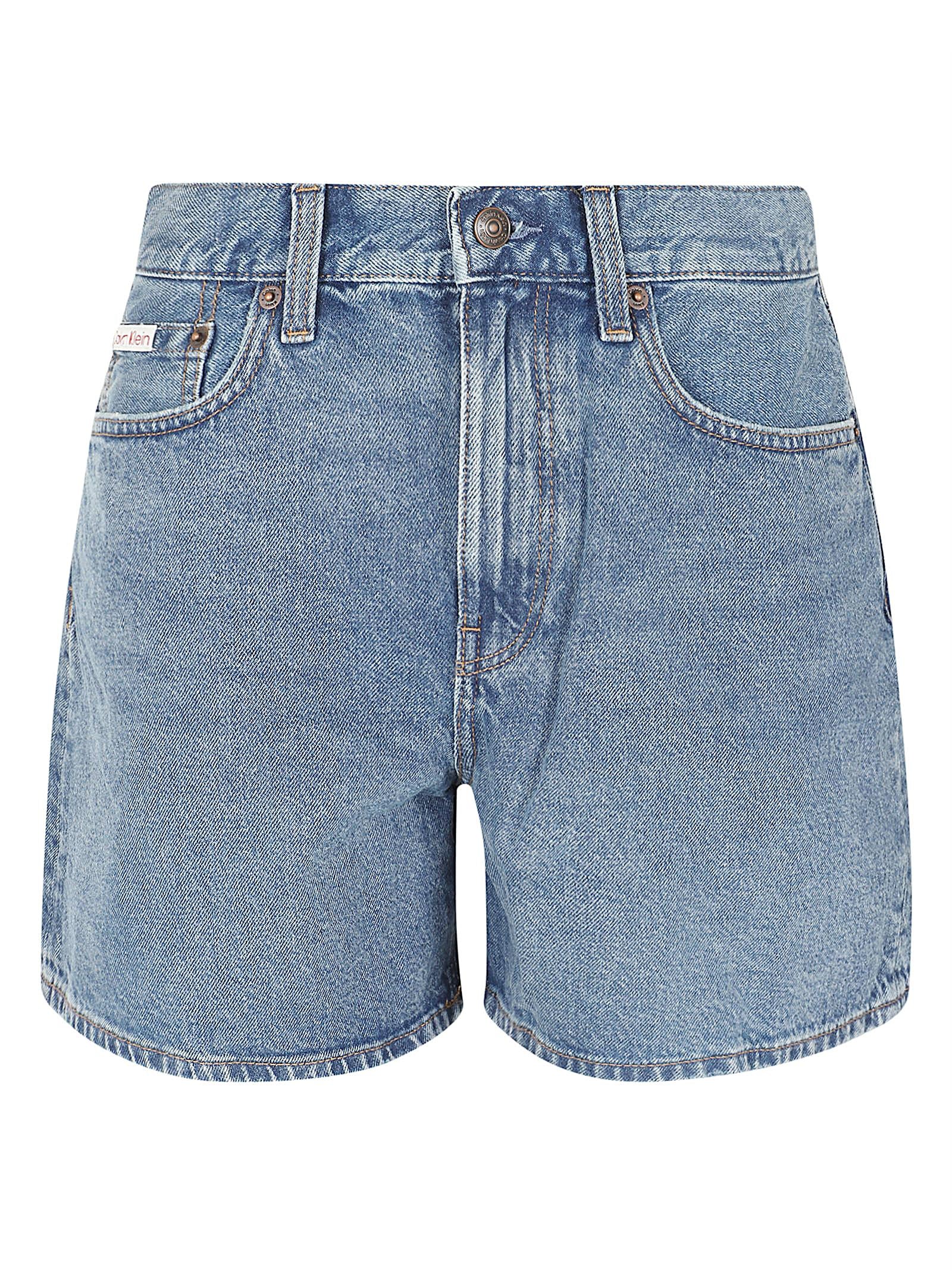 Pantaloncino donna LV047F676G 21R BLUE CAROLINE CALVIN KLEIN 