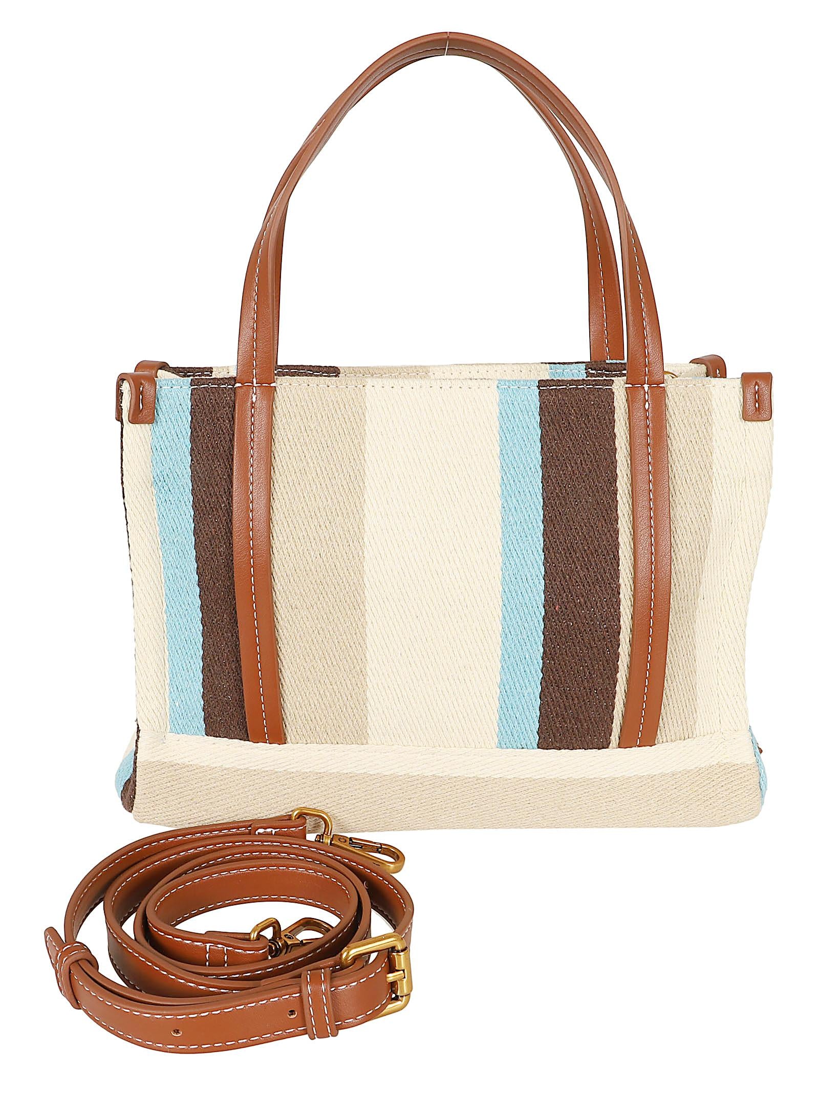 Borsa donna MARVIN MINI SHOPPING SUMMER MULTI BROWN  RUE MADAM 