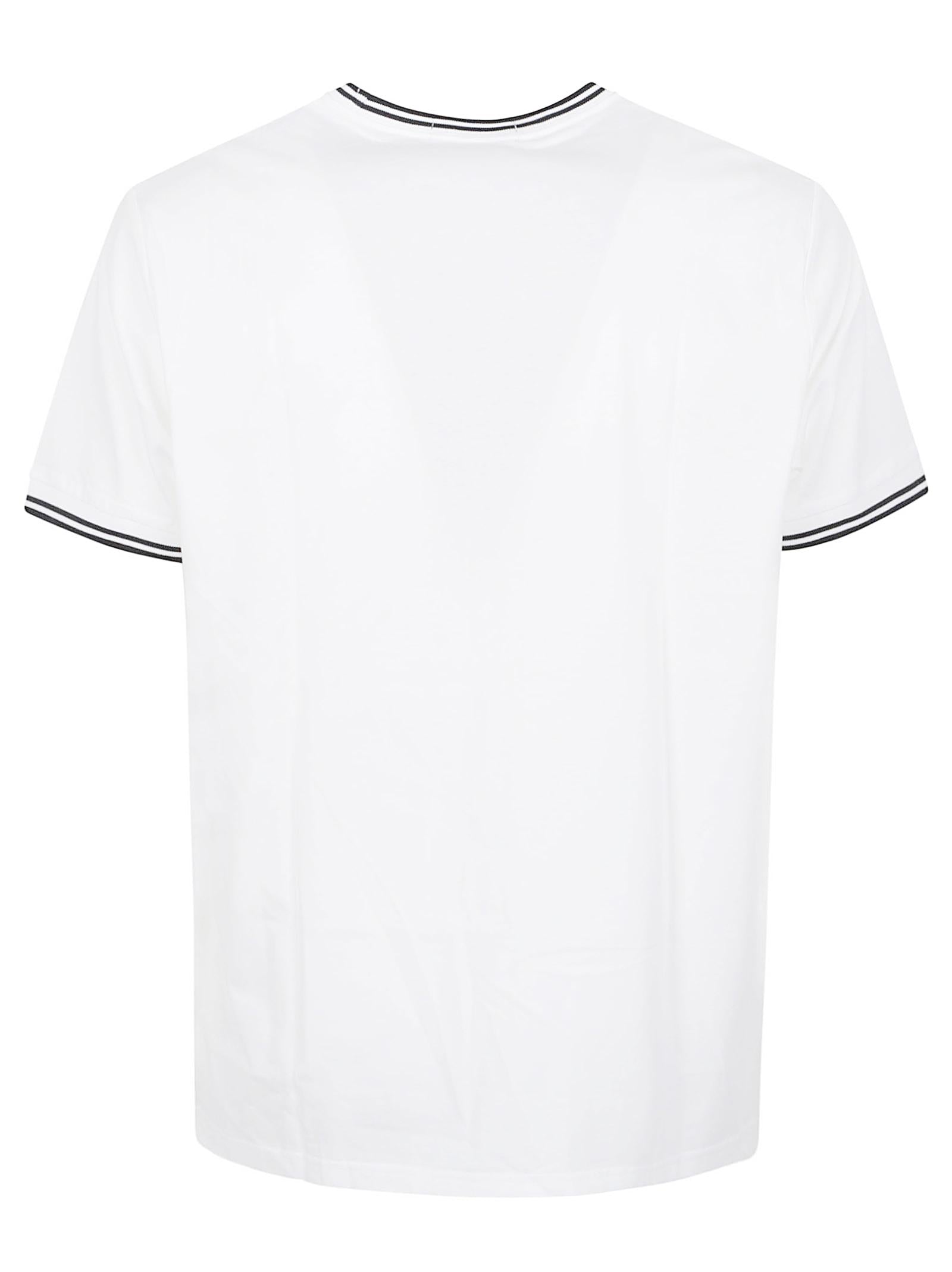 Maglia uomo manica corta FPM1588V 100 White FRED PERRY 