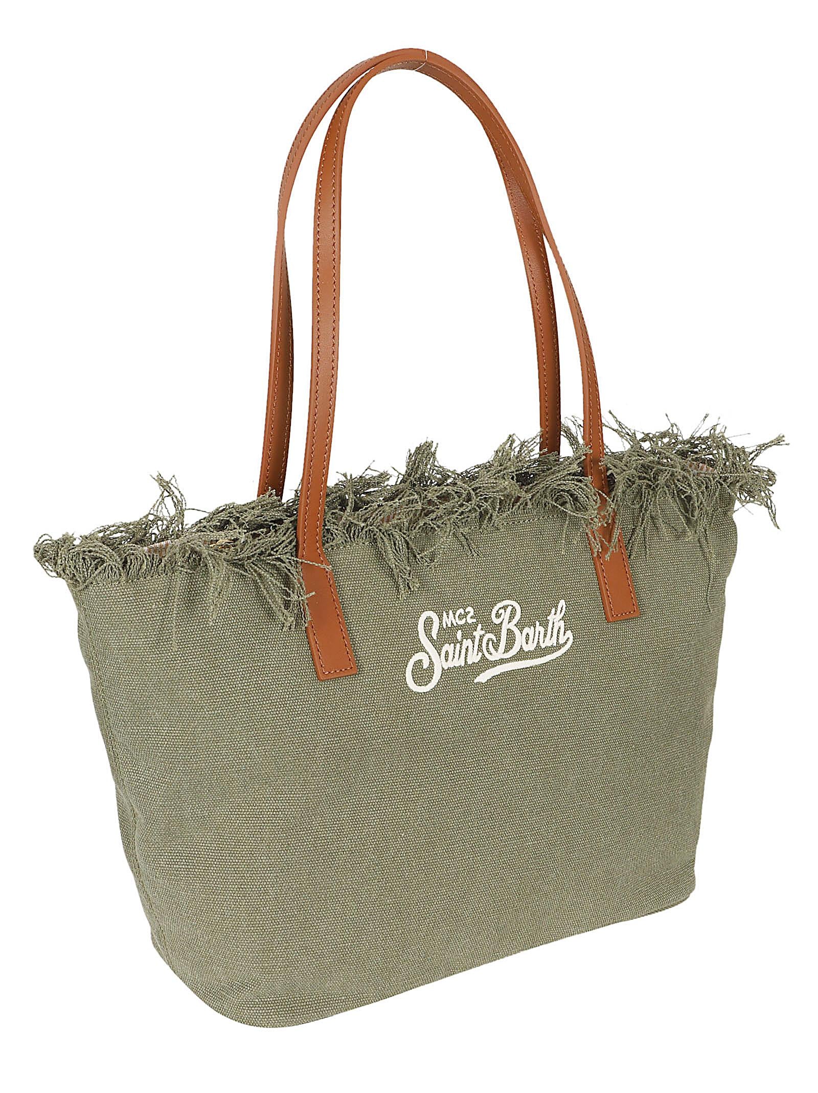 Borsa donna CITY BAG MID FRINGE 00587L CANVAS 52 EMB  MC 2 