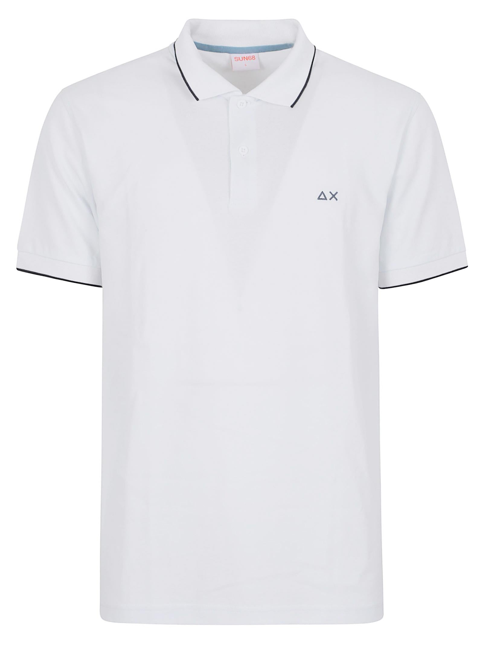 POLO UOMO A36111 01 Bianco SUN68 