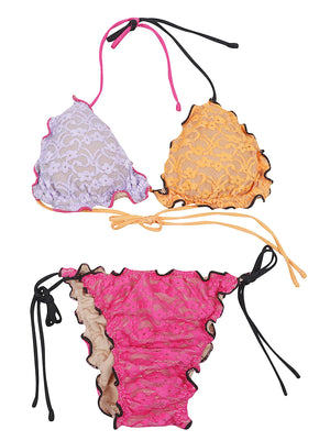 Costume donna FC26-SW0312FX FUXIA  F**K 