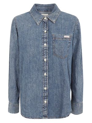 Camicia donna LV047E742G 3UA BLUE WHARF CALVIN KLEIN 