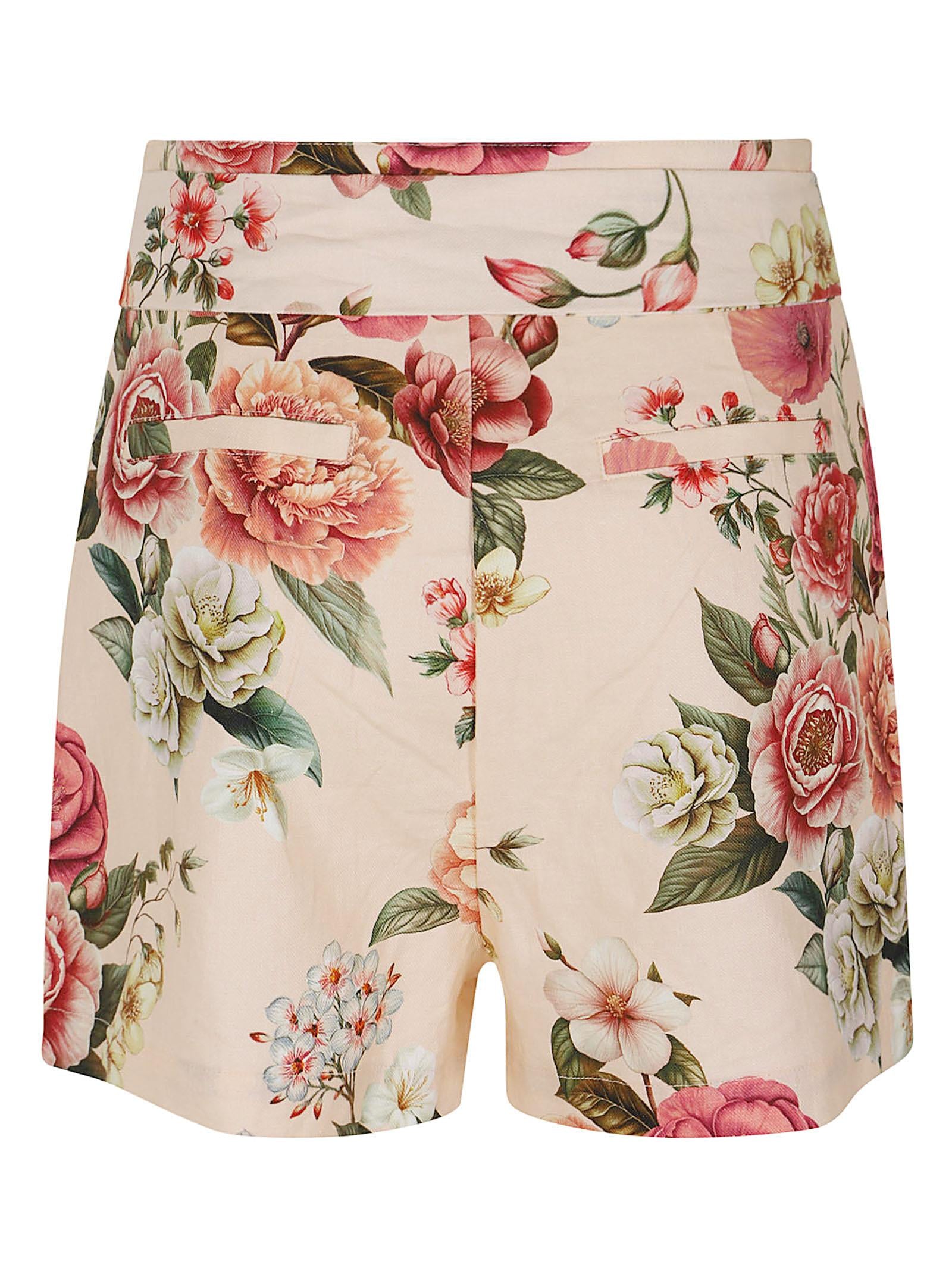 Pantaloncini donna W6GD66W2088 PMM9 COSMIC PEONY PRINT GUESS 
