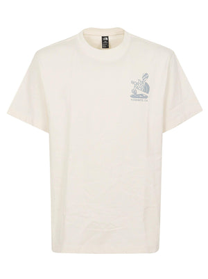 Maglietta manica corta uomo NF0A8G9R QLI1 WHITE DUNE NORTH FACE 