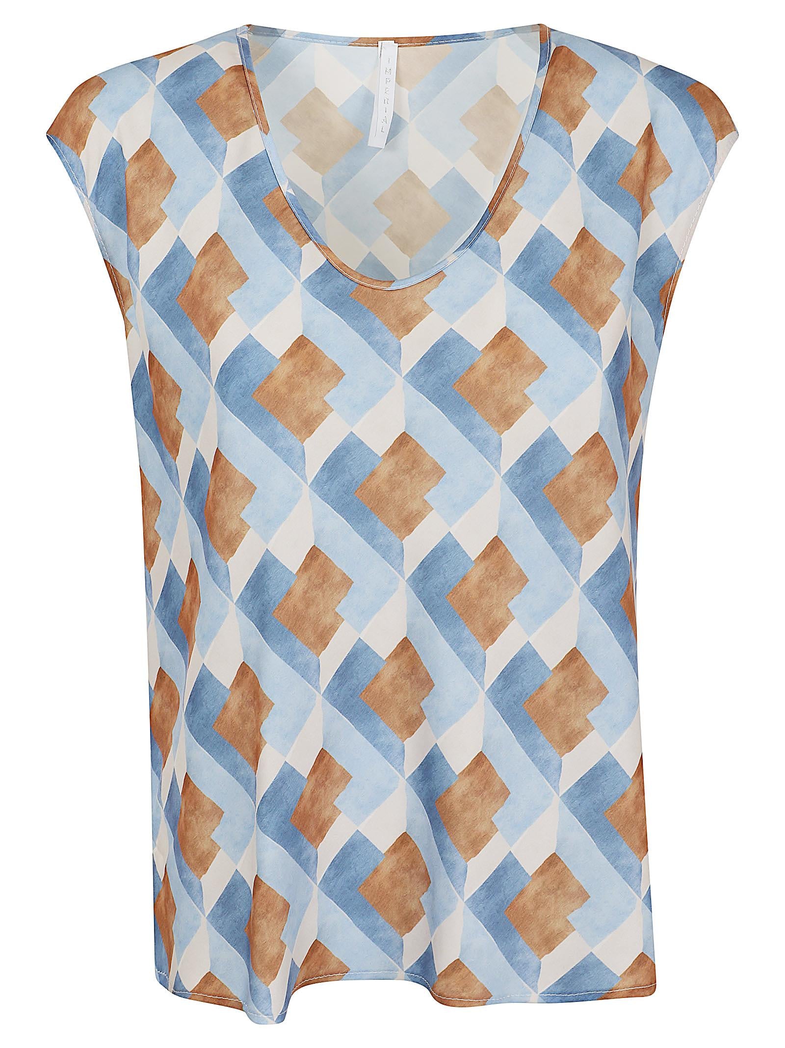 Maglia donna REH0LPZ AZZURRO-COCCIO  IMPERIAL 