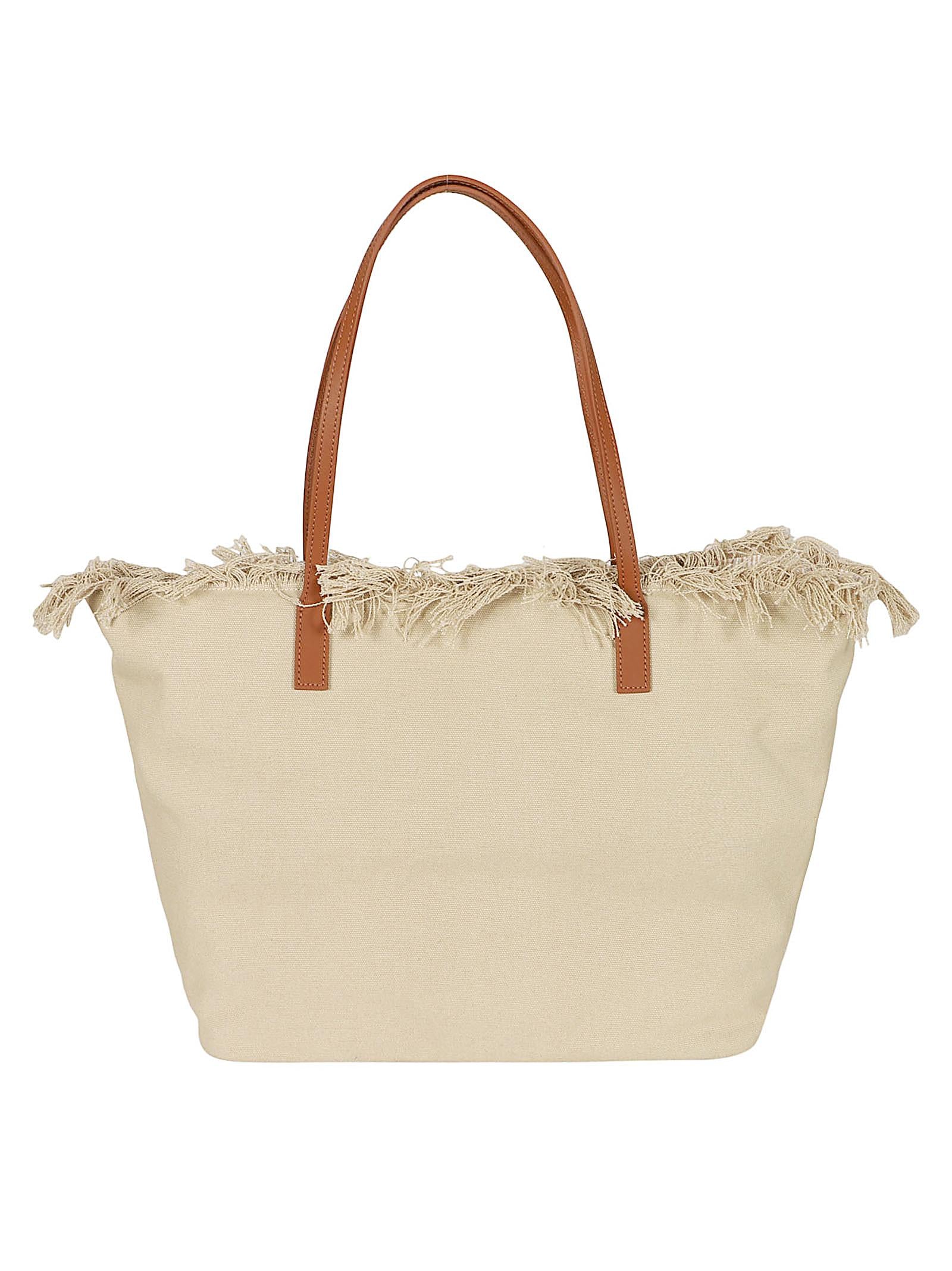 Borsa donna CITY BAG FRINGE 01741L CANVAS 11 EMB  MC 2 