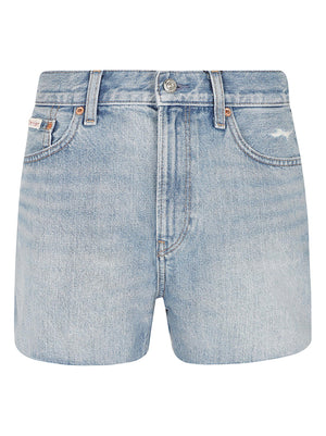 Pantaloncino donna LV047F765G XHE BARDOT BLUE CALVIN KLEIN 