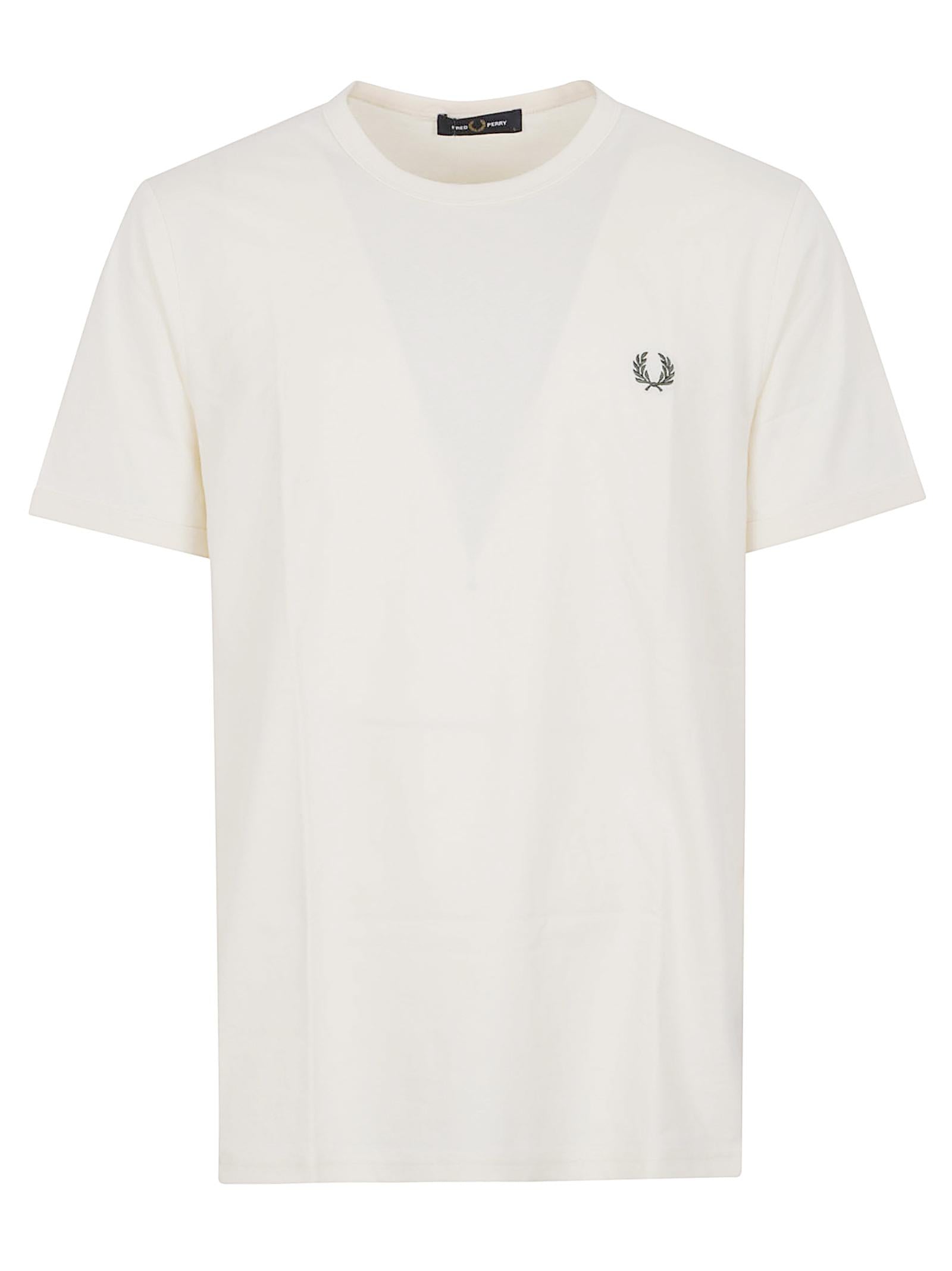 Maglia uomo a maniche corte FPM3519 91B Ecru FRED PERRY 
