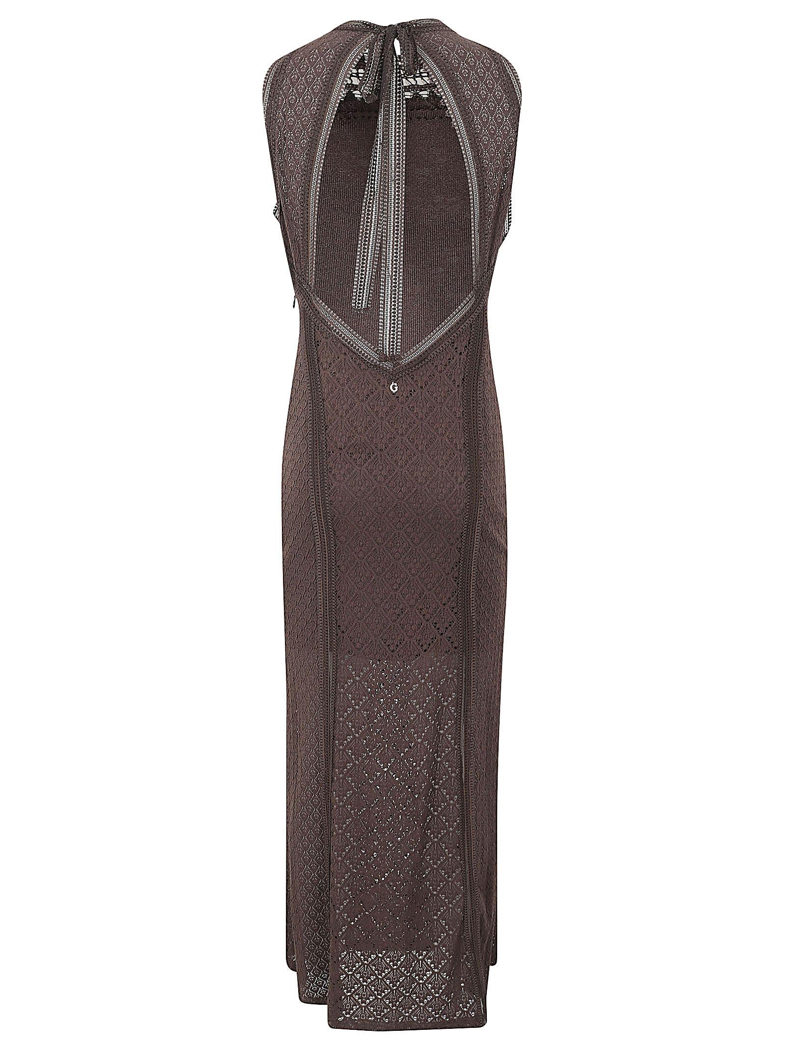 Abito stretch donna W6GK16K2953 G1EB REGAL BROWN GUESS 