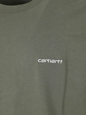 MAGLIETTA UOMO MANICA CORTA<BR/> I030435 LEAF-WHITE  CARHARTT 