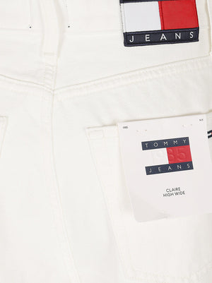 Jeans donna DW0DW22648 1D0 DENIM WHITE TOMMY HILFIGER 