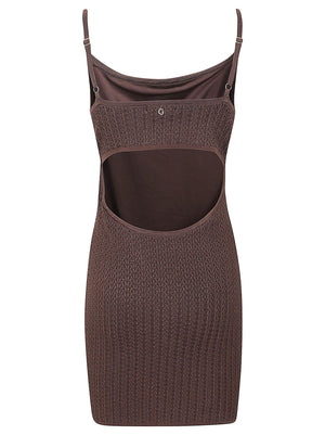 Abito stretch donna W6GKAAZ0783 FN09 REGAL BROWN GUESS 