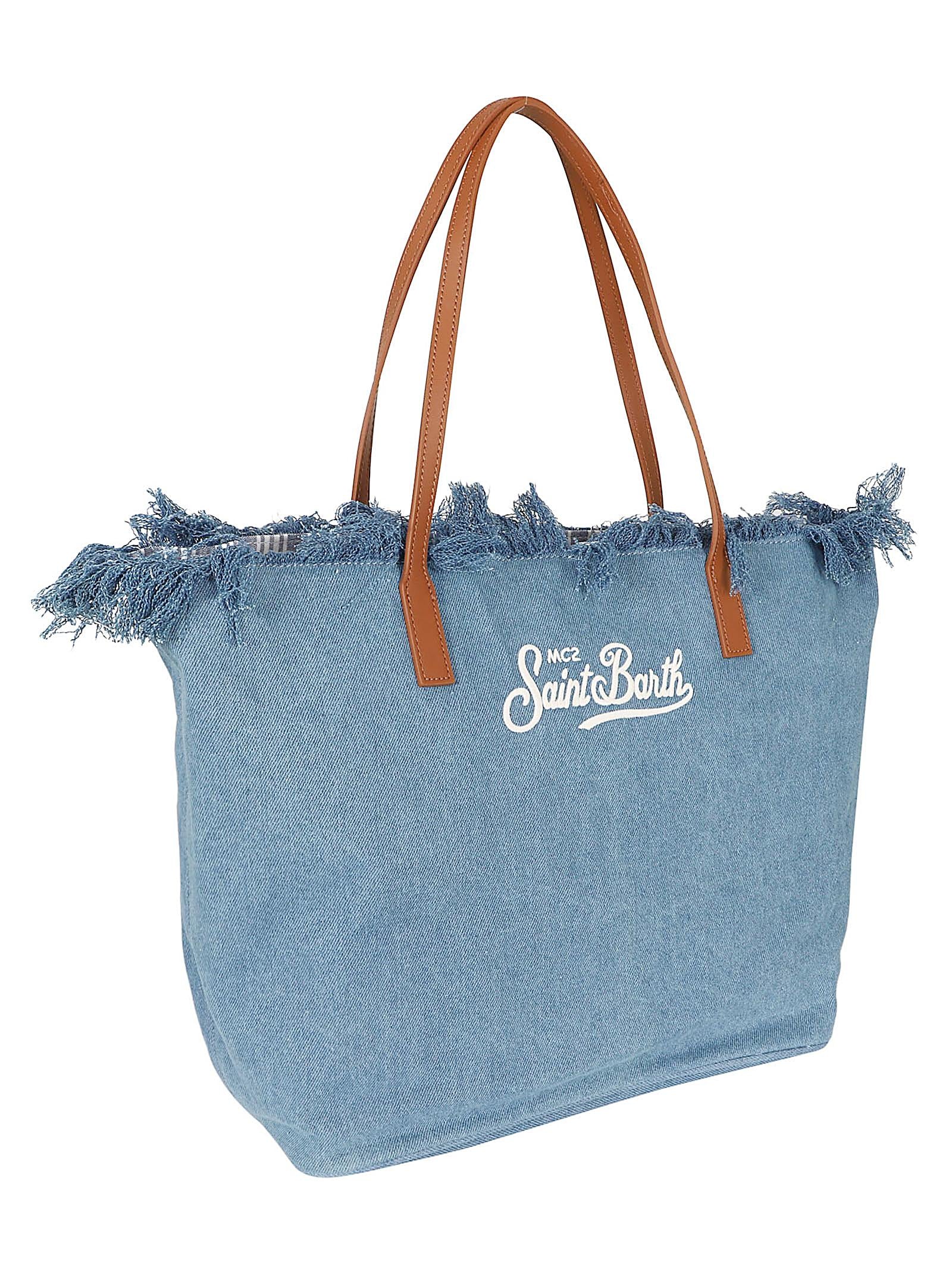 Borsa donna CITY BAG FRINGE 00436L DENIM EMB  MC 2 