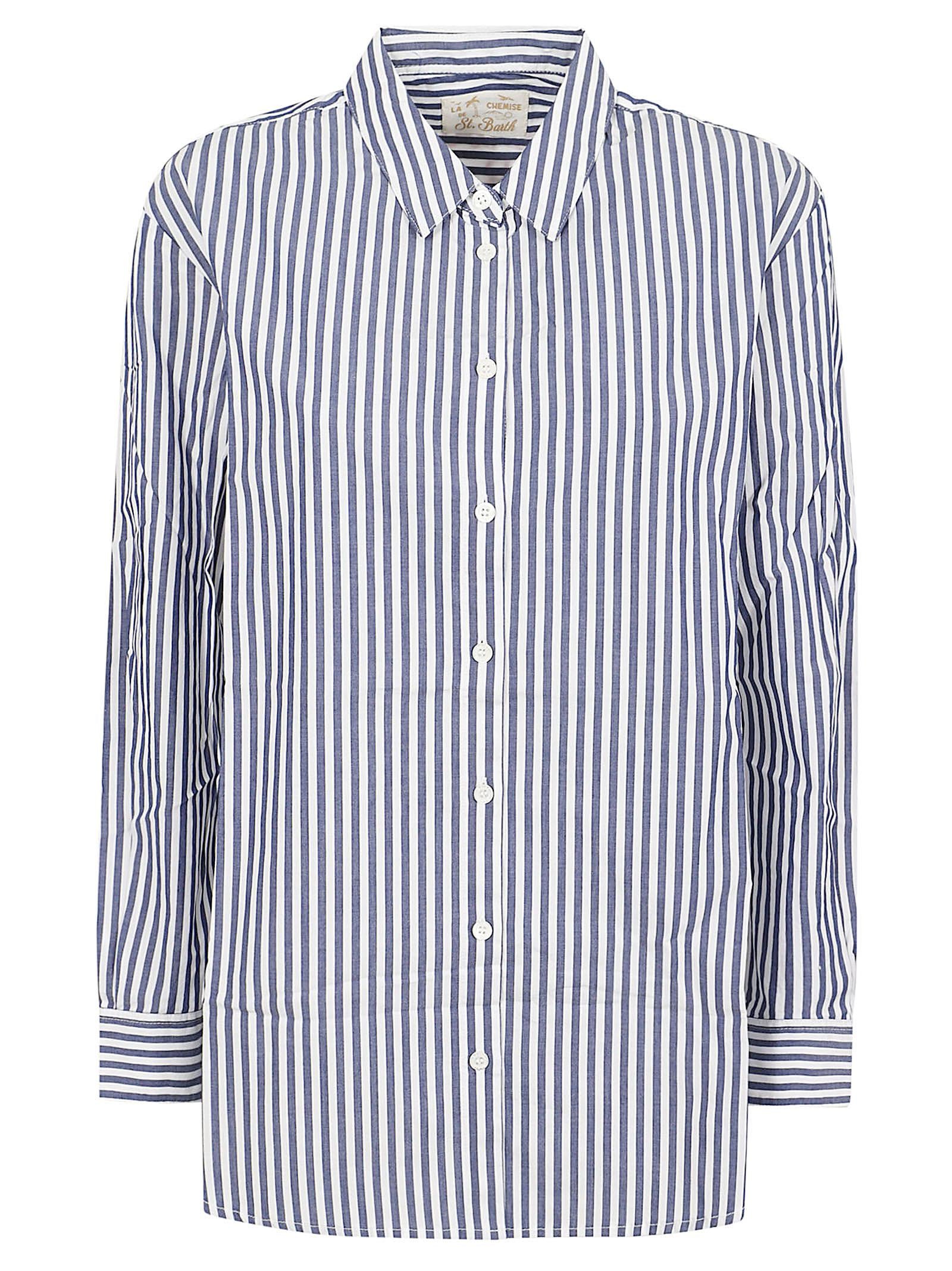 Camicia donna BRIGITTE 00801L COTTON STRIPES V SEE  MC 2 