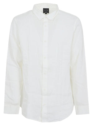Camicia uomo XM001221 AF14619U0001 White ARMANI EXCHANGE 