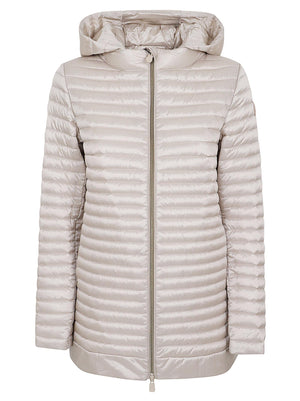 Giubbotto donna D41059W IRIS2240003 SAND BEIGE SAVE THE DUCK 