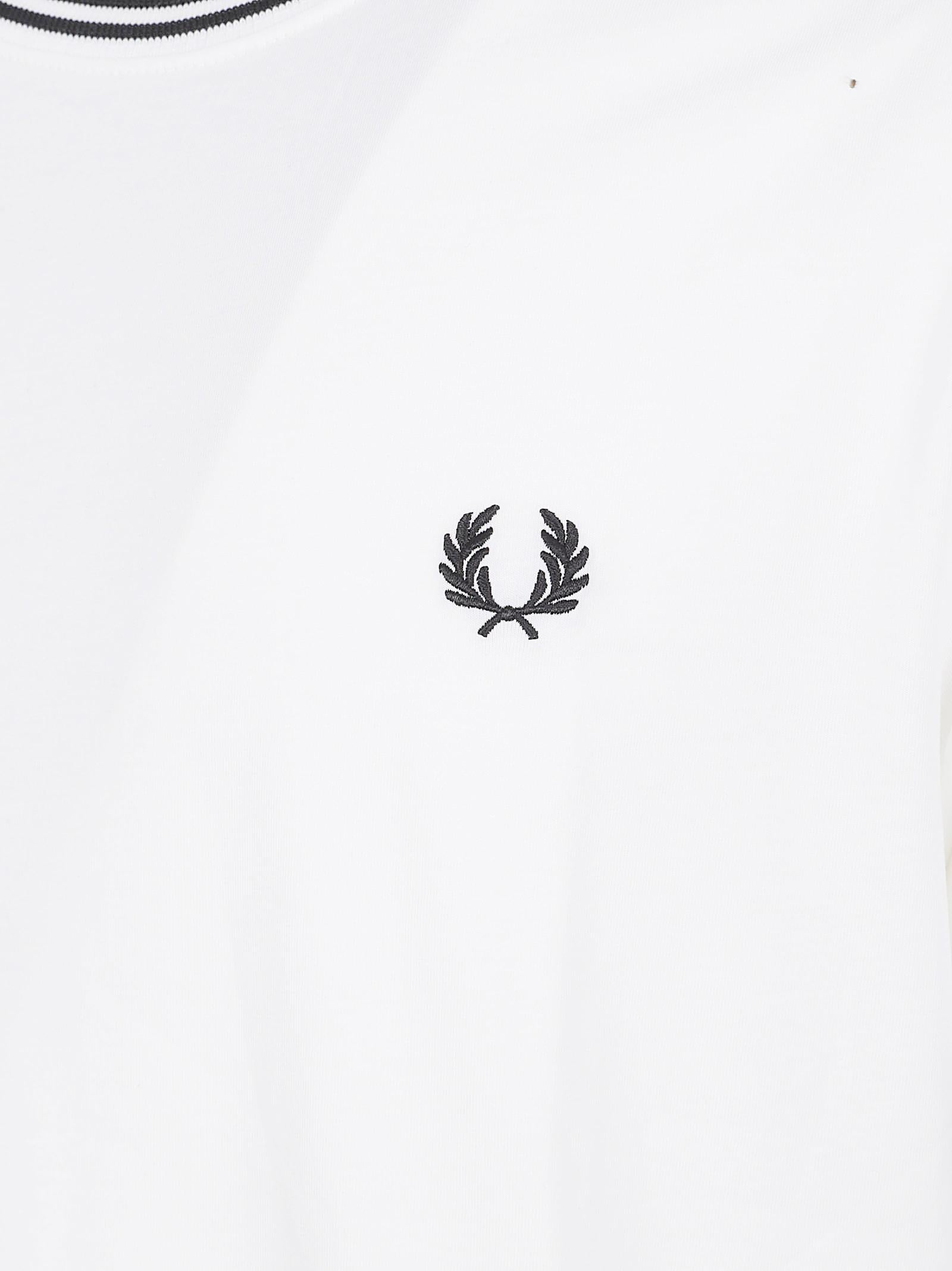 Maglia uomo manica corta FPM1588V 100 White FRED PERRY 