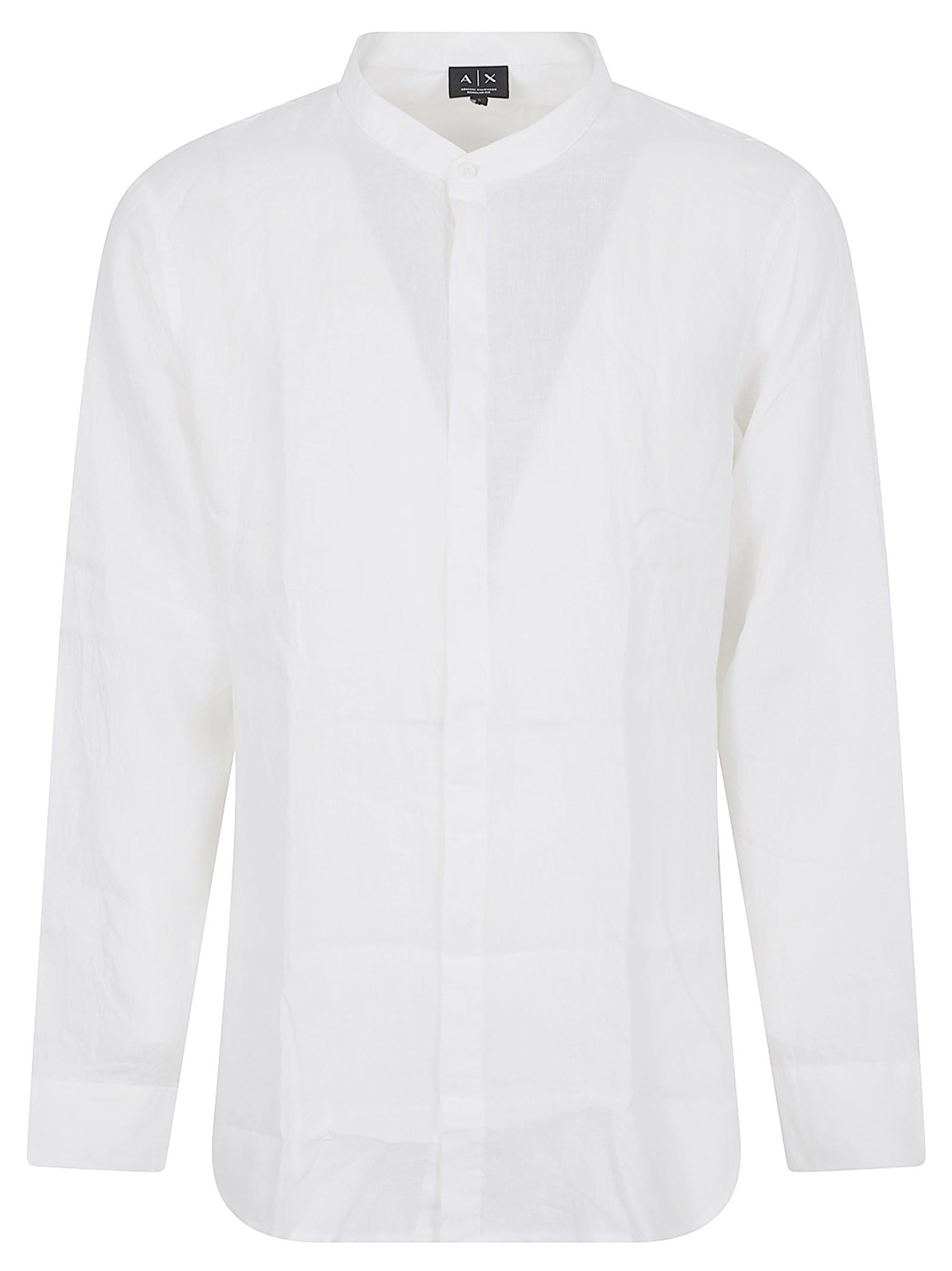 Camicia uomo XM001222 AF14619U0001 White ARMANI EXCHANGE 